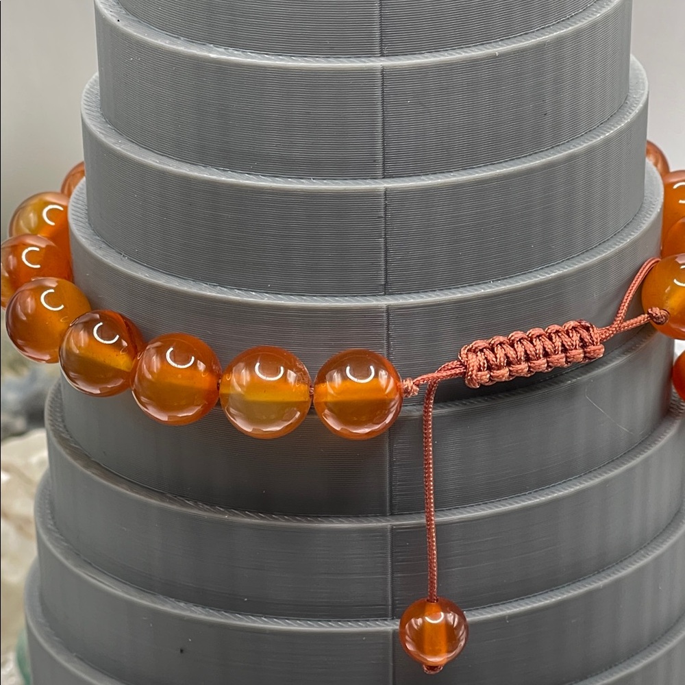 3.19.26-6 Sophisticated Carnelian Bolero Bracelet - Picture 9 of 10